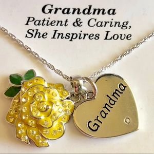 “Grandma” or “Nana” Sterling Silver 18” Ne…